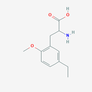 2-Amino-3-(5-ethyl-2-methoxyphenyl)propanoic acid