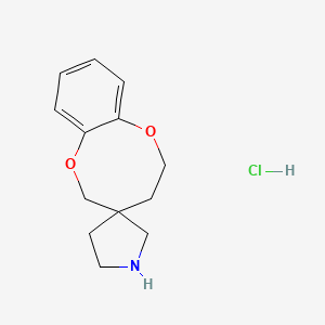 4,5-dihydro-2H-spiro[benzo[b][1,4]dioxocine-3,3'-pyrrolidine] hydrochloride