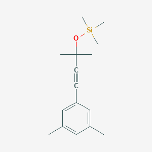 [3-(3,5-Dimethyl-phenyl)-1,1-dimethyl-prop-2-ynyloxy]-trimethyl-silane