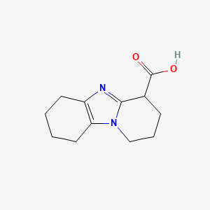 molecular formula C12H16N2O2 B14877836 1,2,3,4,6,7,8,9-Octahydrobenzo[4,5]imidazo[1,2-a]pyridine-4-carboxylic acid 