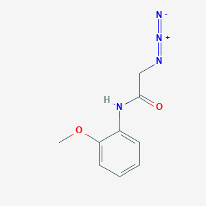 molecular formula C9H10N4O2 B1487784 2-azido-N-(2-methoxyphenyl)acetamide CAS No. 1160748-19-5