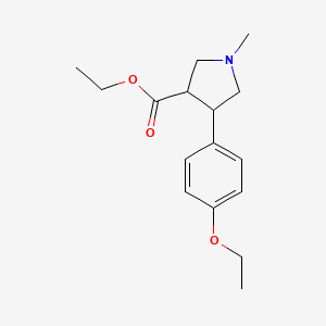 Ethyl 4-(4-ethoxyphenyl)-1-methylpyrrolidine-3-carboxylate