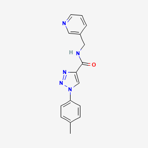 1-(4-methylphenyl)-N-(pyridin-3-ylmethyl)-1H-1,2,3-triazole-4-carboxamide