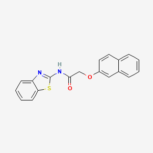 N-(benzo[d]thiazol-2-yl)-2-(naphthalen-2-yloxy)acetamide