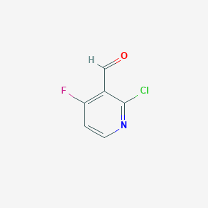 molecular formula C6H3ClFNO B1487800 2-Chloro-4-fluoropyridine-3-carbaldehyde CAS No. 1060809-21-3