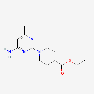 Ethyl 1-(4-amino-6-methylpyrimidin-2-yl)piperidine-4-carboxylate