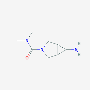 6-amino-N,N-dimethyl-3-azabicyclo[3.1.0]hexane-3-carboxamide