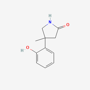 4-(2-Hydroxyphenyl)-4-methylpyrrolidin-2-one