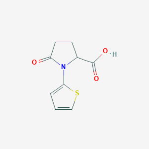 5-Oxo-1-(thiophen-2-yl)pyrrolidine-2-carboxylic acid