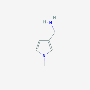 molecular formula C6H10N2 B1487806 (1-Methyl-1H-pyrrol-3-YL)methanamine CAS No. 20863-72-3