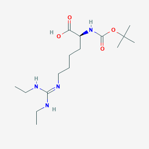 N-alpha-t-Butyloxycarbonyl-N,N'-beta-ethyl-L-homoarginine