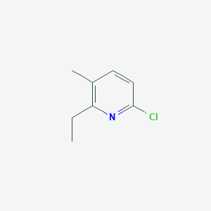 molecular formula C8H10ClN B1487809 6-Chloro-2-ethyl-3-methylpyridine CAS No. 1330756-36-9