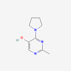 2-Methyl-4-(pyrrolidin-1-yl)pyrimidin-5-ol