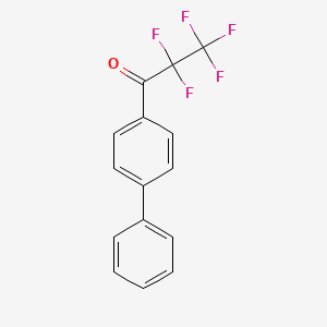 Biphenyl-4-yl perfluoroethyl ketone