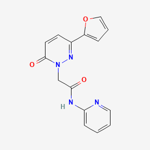 2-(3-(furan-2-yl)-6-oxopyridazin-1(6H)-yl)-N-(pyridin-2-yl)acetamide