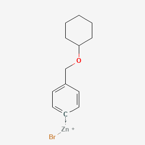 4-[(Cyclohexyloxy)methyl]phenylZinc bromide