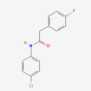 N-(4-chlorophenyl)-2-(4-fluorophenyl)acetamide