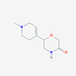 6-(1-Methyl-1,2,3,6-tetrahydropyridin-4-yl)morpholin-3-one