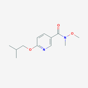 6-isobutoxy-N-methoxy-N-methylnicotinamide