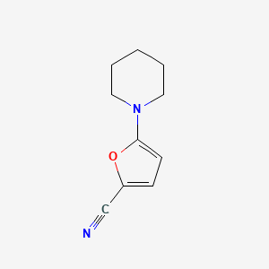 molecular formula C10H12N2O B14878271 5-(Piperidin-1-yl)furan-2-carbonitrile 