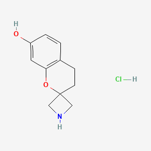 Spiro[azetidine-3,2'-chroman]-7'-ol hydrochloride