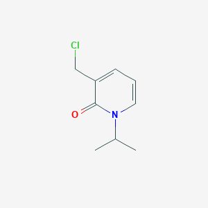 molecular formula C9H12ClNO B14878386 3-(chloromethyl)-1-isopropylpyridin-2(1H)-one 