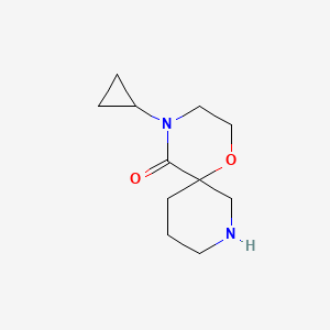 4-Cyclopropyl-1-oxa-4,8-diazaspiro[5.5]undecan-5-one