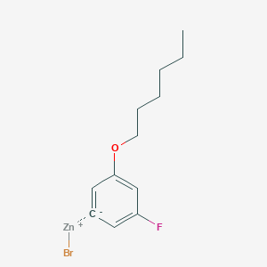 5-Fluoro-3-n-hexyloxyphenylZinc bromide