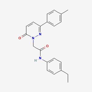 N-(4-ethylphenyl)-2-(6-oxo-3-(p-tolyl)pyridazin-1(6H)-yl)acetamide