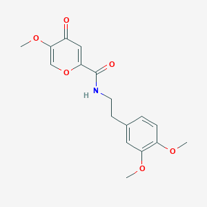 N-(3,4-dimethoxyphenethyl)-5-methoxy-4-oxo-4H-pyran-2-carboxamide