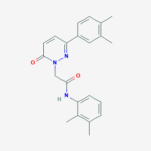 molecular formula C22H23N3O2 B14878547 N-(2,3-dimethylphenyl)-2-(3-(3,4-dimethylphenyl)-6-oxopyridazin-1(6H)-yl)acetamide 