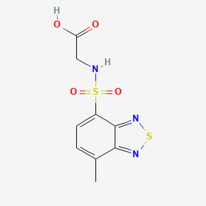 N-[(7-methyl-2,1,3-benzothiadiazol-4-yl)sulfonyl]glycine