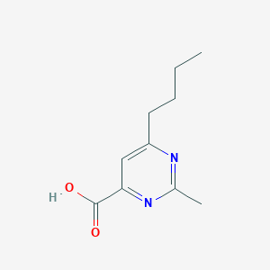 6-Butyl-2-methylpyrimidine-4-carboxylic acid