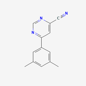 6-(3,5-Dimethylphenyl)pyrimidine-4-carbonitrile