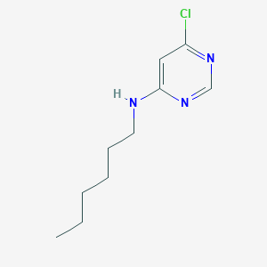 molecular formula C10H16ClN3 B1487863 6-氯-N-己基嘧啶-4-胺 CAS No. 1343325-03-0