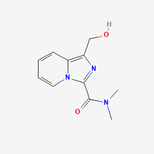 1-(hydroxymethyl)-N,N-dimethylimidazo[1,5-a]pyridine-3-carboxamide