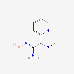 (Z)-2-(dimethylamino)-N'-hydroxy-2-(pyridin-2-yl)acetimidamide