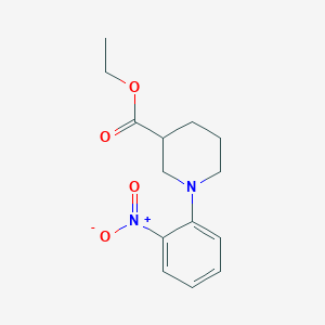 Ethyl 1-(2-nitrophenyl)piperidine-3-carboxylate