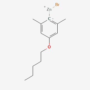 (2,6-Dimethyl-4-(n-pentyloxy)phenyl)Zinc bromide