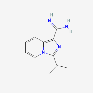 3-Isopropylimidazo[1,5-a]pyridine-1-carboximidamide