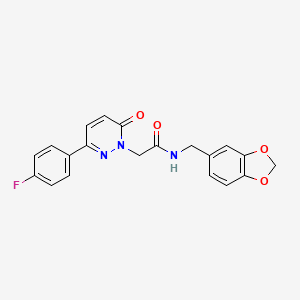 N-(1,3-benzodioxol-5-ylmethyl)-2-[3-(4-fluorophenyl)-6-oxopyridazin-1(6H)-yl]acetamide