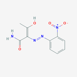 (2Z)-2-[2-(2-nitrophenyl)hydrazinylidene]-3-oxobutanamide