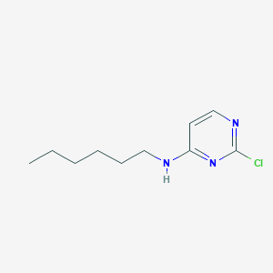 molecular formula C10H16ClN3 B1487878 2-氯-N-己基嘧啶-4-胺 CAS No. 1341317-45-0