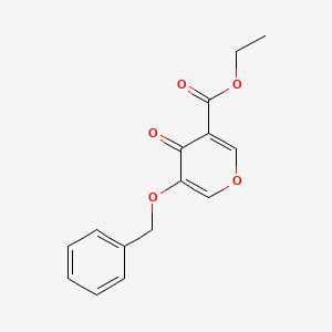 ethyl 5-(benzyloxy)-4-oxo-4H-pyran-3-carboxylate