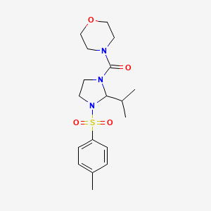 [2-Isopropyl-3-(toluene-4-sulfonyl)-imidazolidin-1-yl]-morpholin-4-yl-methanone