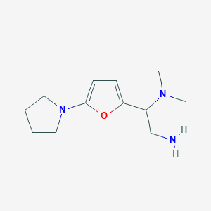 N1,N1-dimethyl-1-(5-(pyrrolidin-1-yl)furan-2-yl)ethane-1,2-diamine