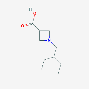 molecular formula C10H19NO2 B1487888 1-(2-乙基丁基)氮杂环丁烷-3-羧酸 CAS No. 1127402-11-2