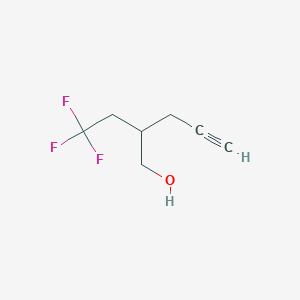 2-(2,2,2-Trifluoroethyl)pent-4-yn-1-ol