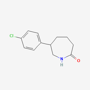 6-(4-Chlorophenyl)azepan-2-one