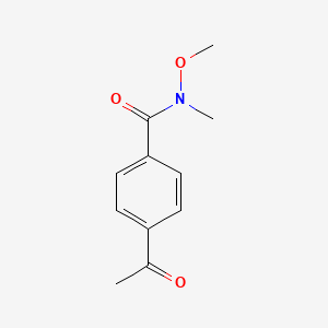 4-acetyl-N-methoxy-N-methylbenzamide